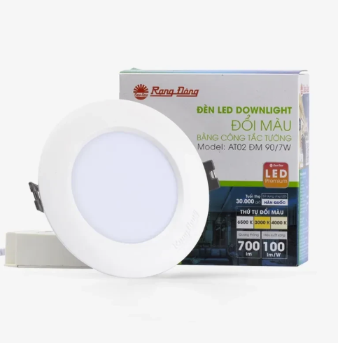 Đèn LED Downlight đổi màu AT02 110/9W Rang Đông LED00044955