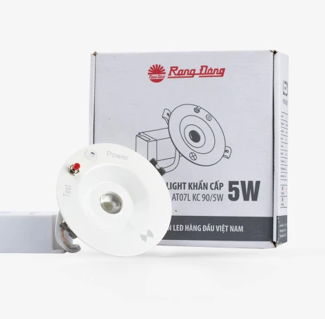 Đèn LED Downlight khẩn cấp AT07.KC 90/5W 6500K-PCCC Rang Đông LED00037837