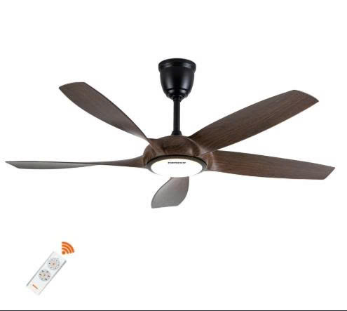Quạt trần trang trí 5 cánh, LED, remote Nanoco NCFD5252L