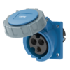 Ổ cắm cố định loại xéo 3P+E 16A IP67 MPE MPN2-4142