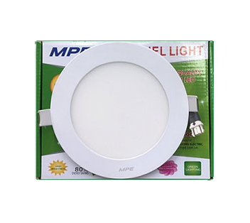 Đèn led panel tròn âm 6W AST dùng dimmer MPE RPL-6T/DIM