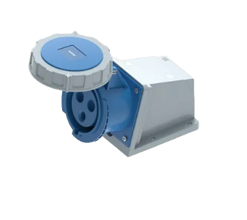 Ổ cắm công nghiệp gắn nổi 2P+E 16A IP67 MPE MPN2-1132