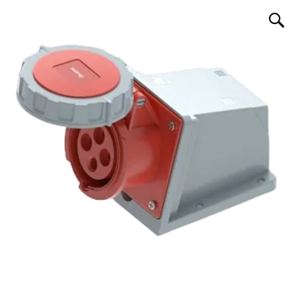 Ổ cắm công nghiệp gắn nổi 3P+E 63A IP67 MPE MPN2-1342