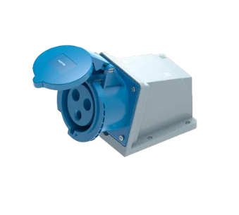 Ổ cắm cố định 3 cực 16A IP44 Bắt trên tường MPE MPN2-113
