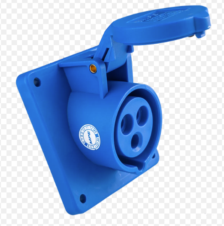 Ổ cắm loại xéo 3 cực, 16A, IP44 MPE MPN2-413