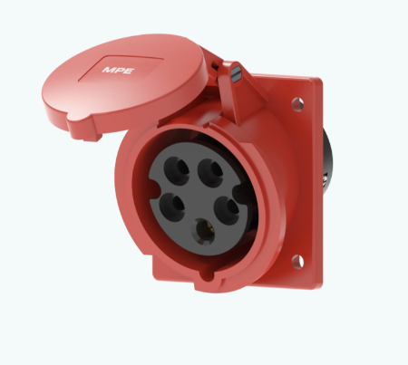 Ổ cắm xéo 5 cực, 16A, IP44 MPE MPN2-415