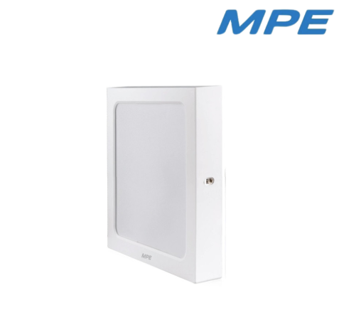 Led Panel ốp nổi nhôm, mặt vuông 12W ánh sáng vàng SSPL2-12V MPE SSPL2-12V