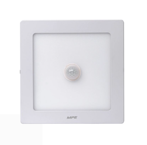 Đèn led panel vuông nổi 24W cảm biến chuyển động MPE SSPL-24T/MS