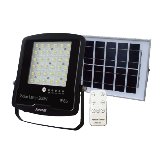 Led pha năng lượng mặt trời 300W ánh sáng vàng SFLD-300V MPE SFLD-300V