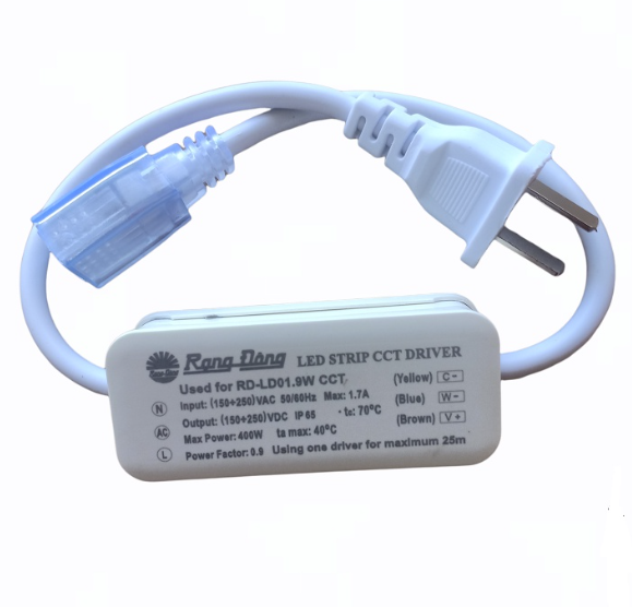 Bộ Driver LED dây LD01.9W CCT Rạng Đông LED00032795