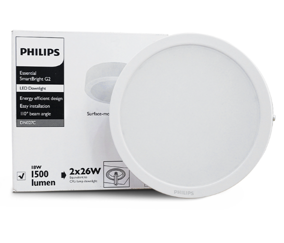 Bộ đèn LED ốp trần DN027C 15W D200 6500K Philips 929002676538