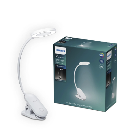 Đèn bàn Forys Clip DSK206 5W 4000K Philips 929003315007