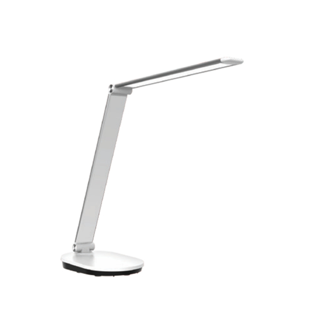 Đèn bàn LED 8W nhôm trắng bạc, chỉnh as Nanoco NDKC668