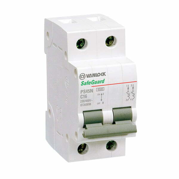 Cầu dao tự động 2 cực 32A 4.5kA Sino PS45N/C2032