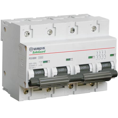 MCB 4 pha 125A 10kA Sino PS100H/4/D125