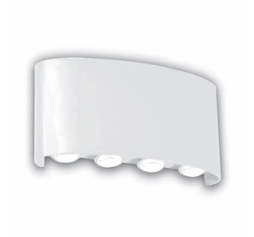 Đèn tường LED IP65 8W 3000K, màu trắng Nanoco NBLS031W